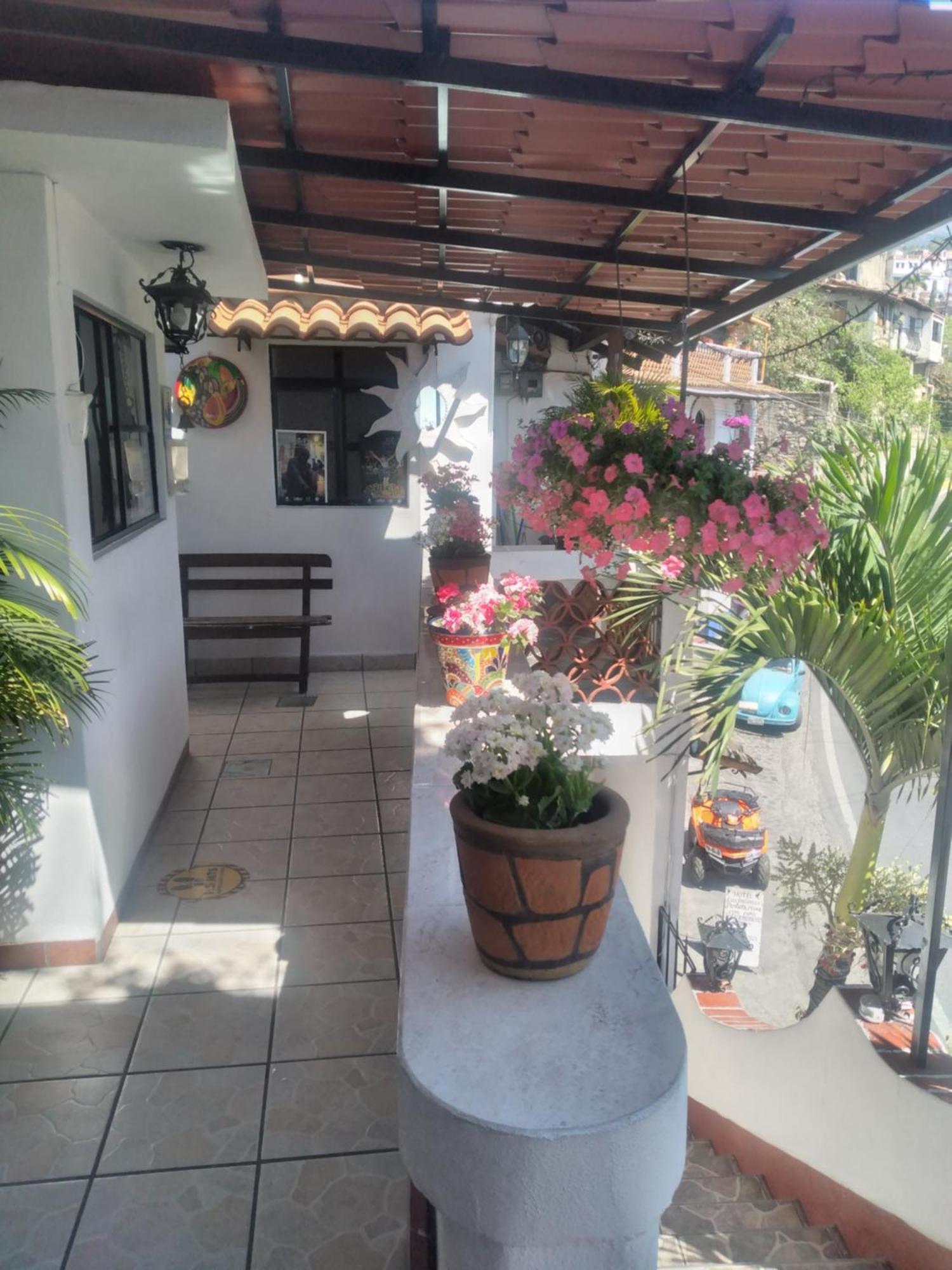 Hotel Las Palomas タスコ・デ・アラルコン エクステリア 写真